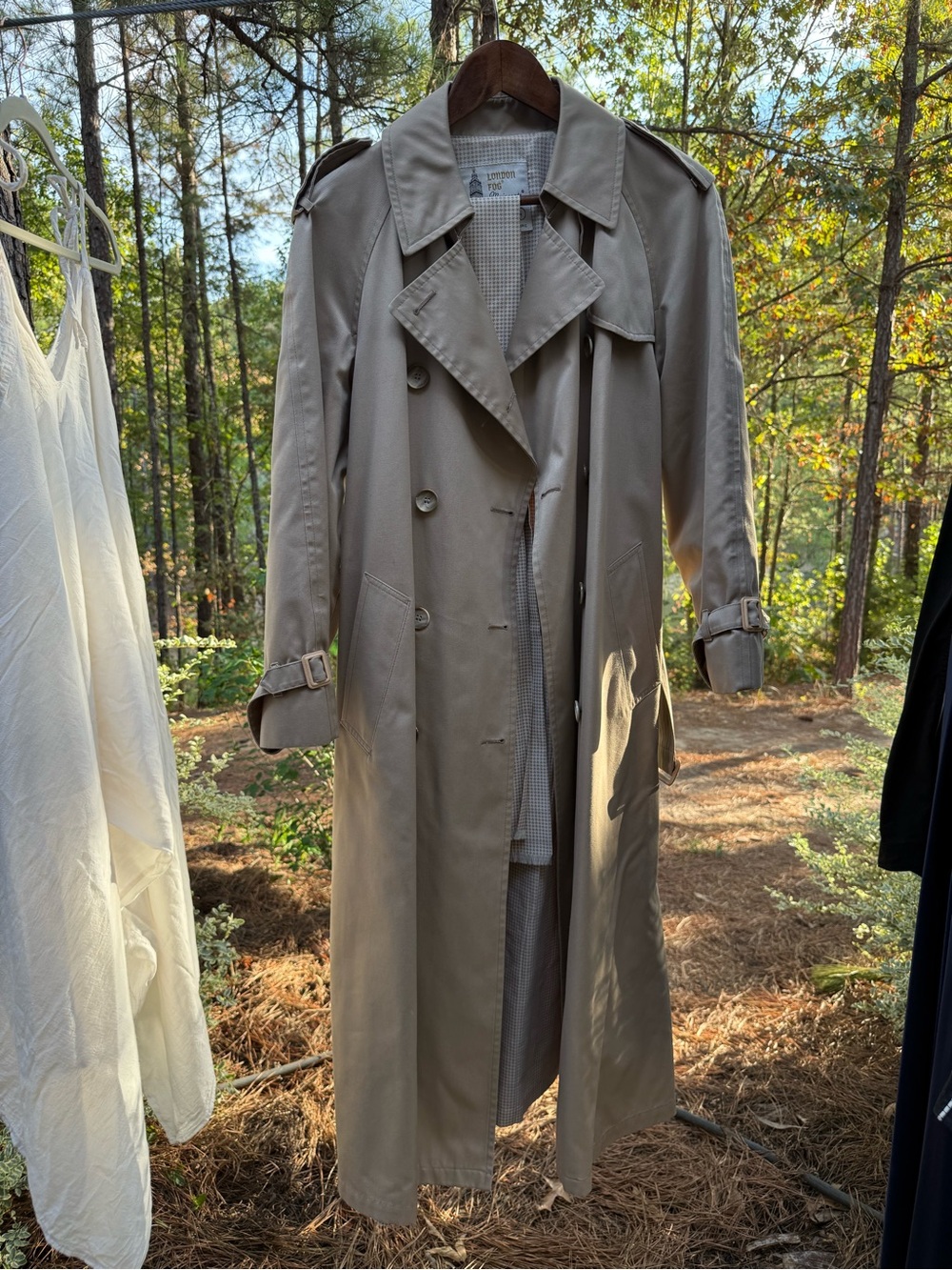 Classic Beige Trench Coat - Timeless Long Overcoat